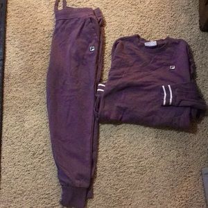 FILA matching track suit